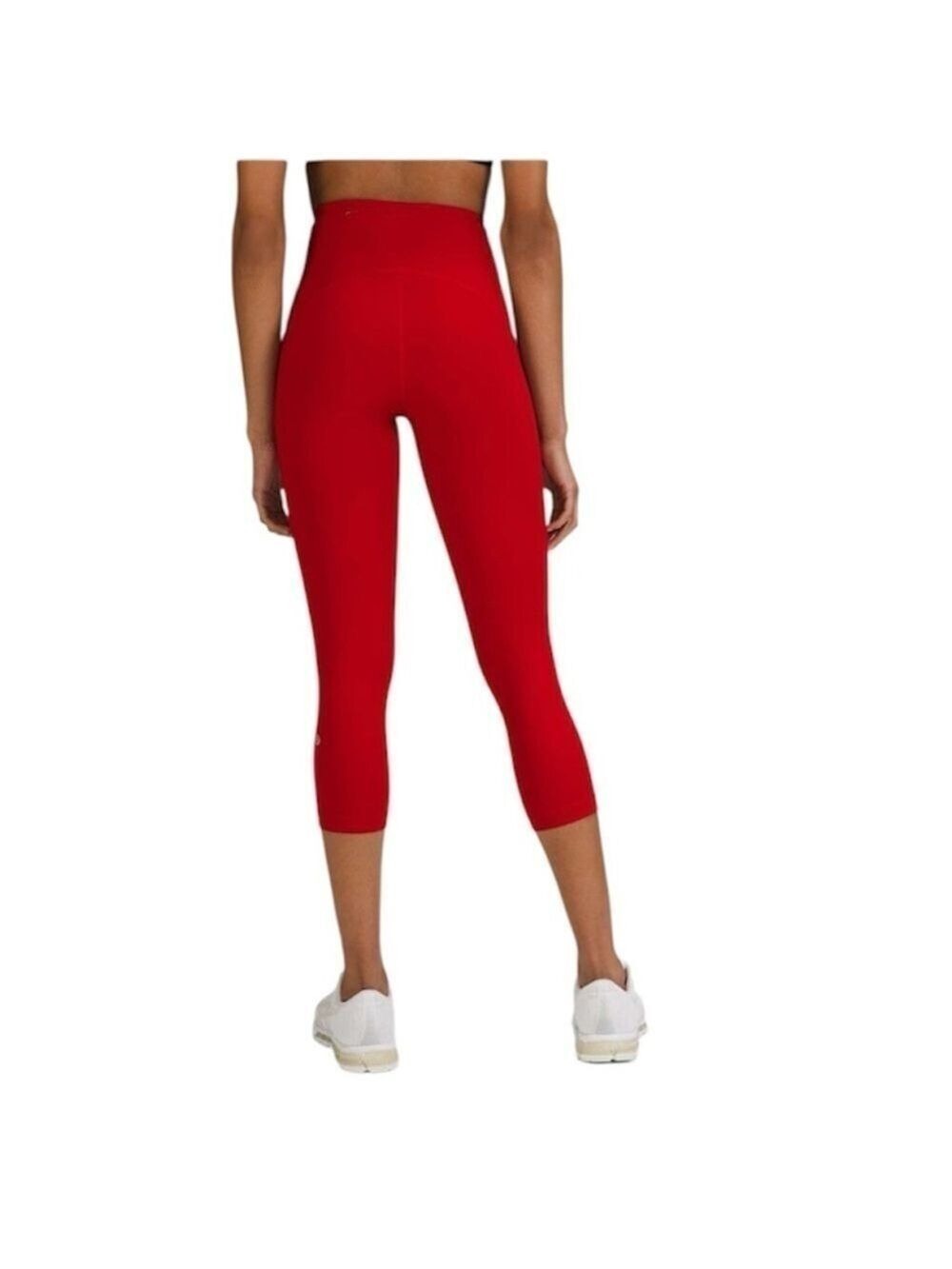 LULULEMON Dark Red Swift Speed High Rise Crop 21” size 0 - Picture 6 of 12